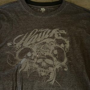TONY HAWK LONG SLEEVE SHIRT SKULL